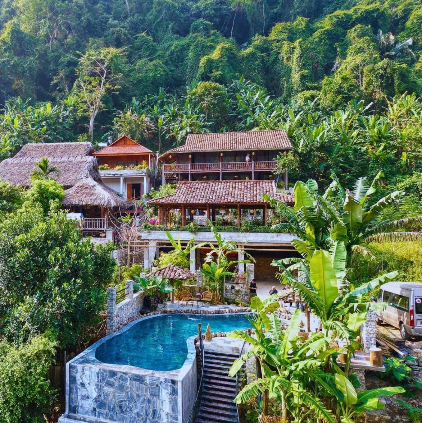 Ba Be Jungle Houses Екстериор снимка
