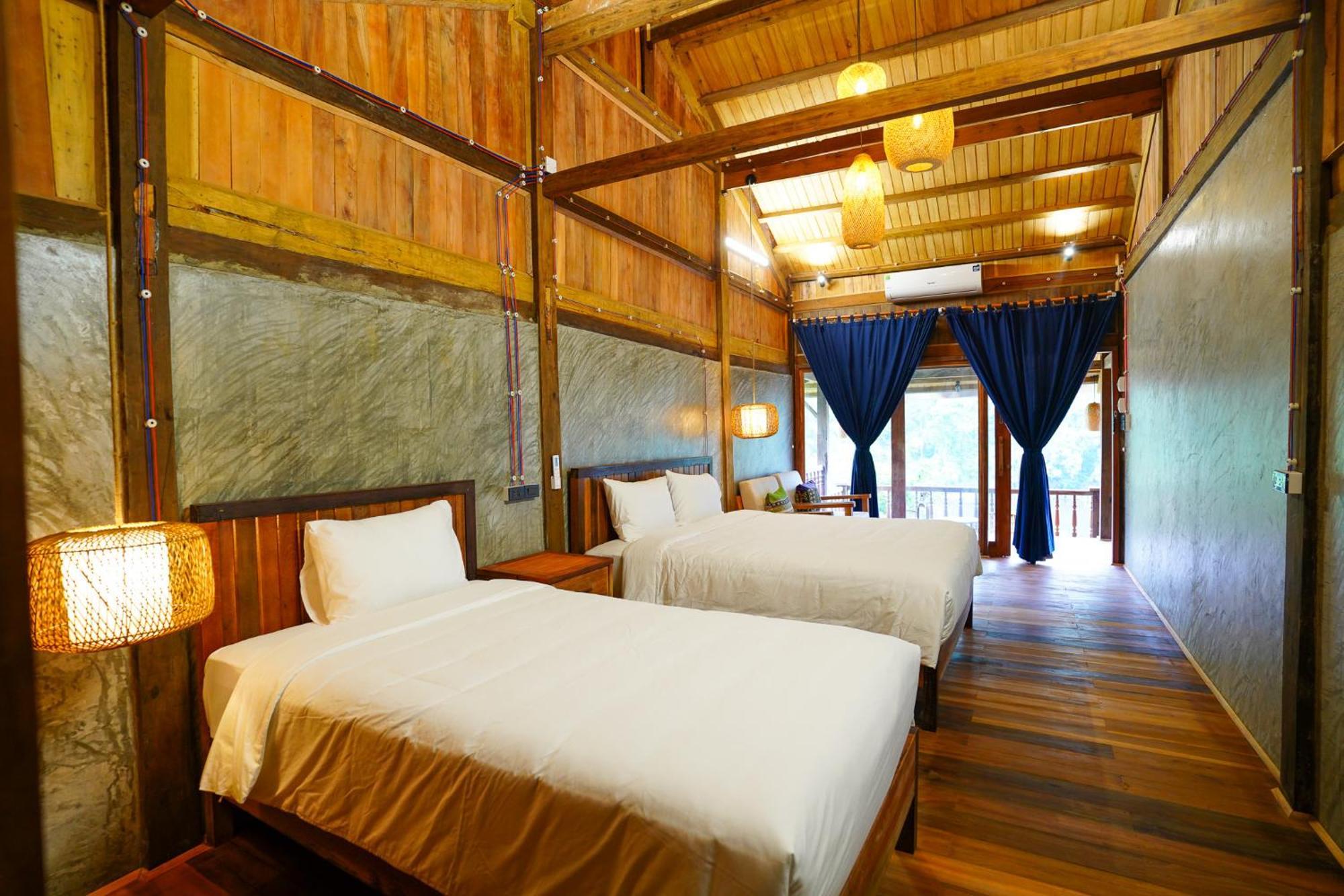 Ba Be Jungle Houses Екстериор снимка